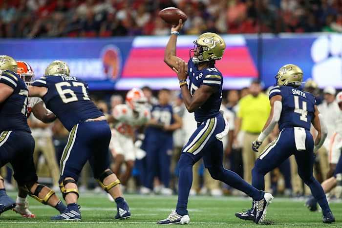 Georgia Tech quarterback Jeff Sims